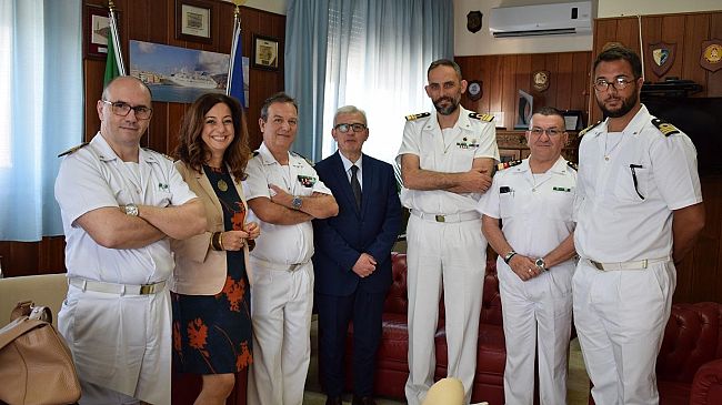 Il Prefetto di Trapani in visita alla capitaneria di porto di Trapani