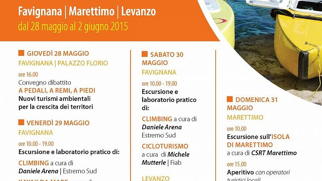 Boom presenze per il Turismo Natura. Dal 28 maggio al 2 giugno l’arcipelago delle Egadi capitale del turismo all’aria aperta