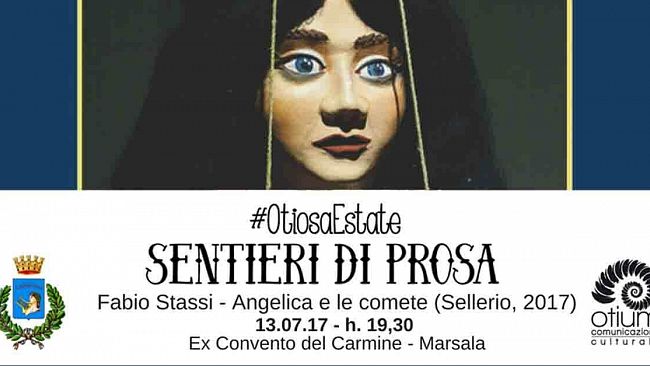 Marsala, stasera Fabio Stassi racconta il suo ultimo libro Angelica e le comete Ed. Sellerio