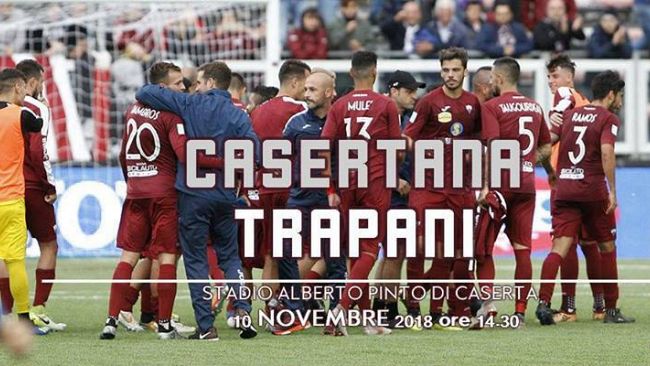 Il Trapani fa visita alla Casertana. Ecco come arrivano le squadre…