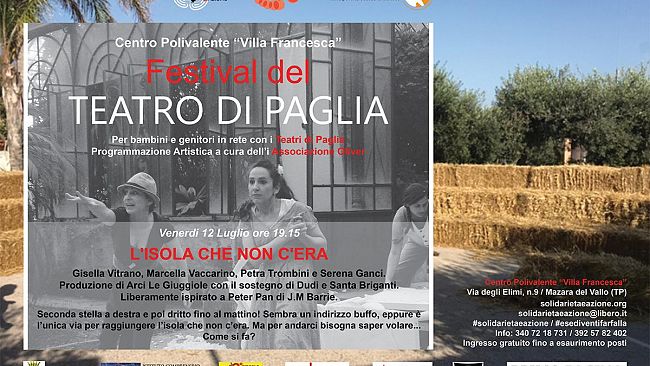 “E se diventi farfalla”/Festival del Teatro di Paglia per bambini e famiglie/”L’Isola che non c’era”