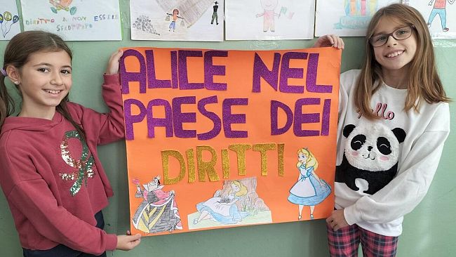 Alunni del 2 Circolo celebrano la Giornata Mondiale dell'Infanzia