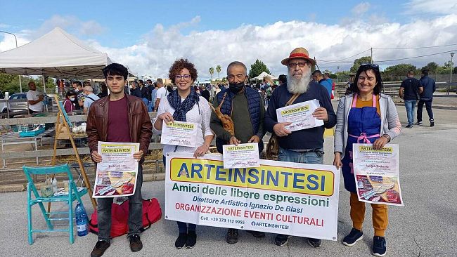 Estempoeanea di pittura alla fiera del bestiame