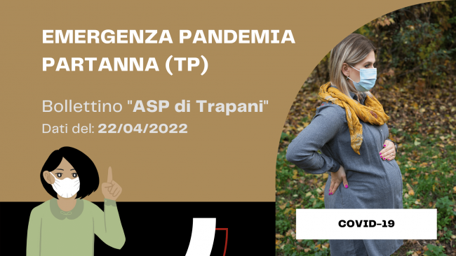 Partanna, Covid-19: “Bollettino Asp del 22 aprile 2022”
