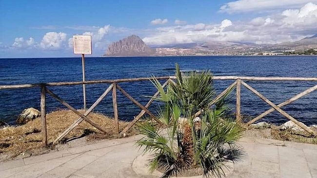 Bonagia, effettuata bonifica straordinaria sul lungomare