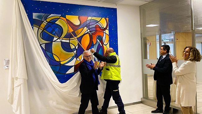 L'impronta di mille persone, omaggio allo Sbarco, nella nuova opera all'aeroporto di Trapani Birgi