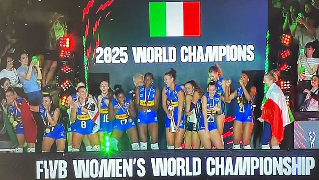 Le ragazze di Julio Velasco sul tetto del mondo