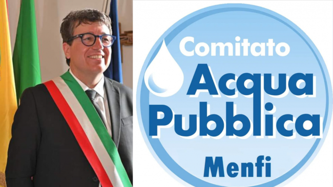 Menfi, messaggio di auguri dal comitato civico per l'acqua pubblica al nuovo Sindaco 