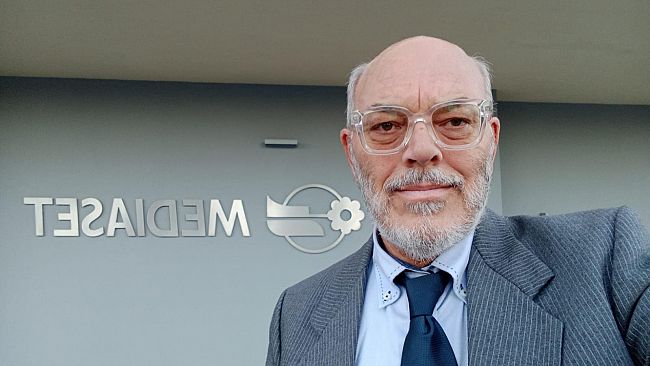 Gigi Simanella in onda all'interno della trasmissione Forum di Canale 5