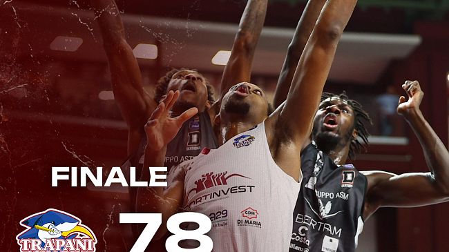 Trapani, Tortona batte la Trapani Shark