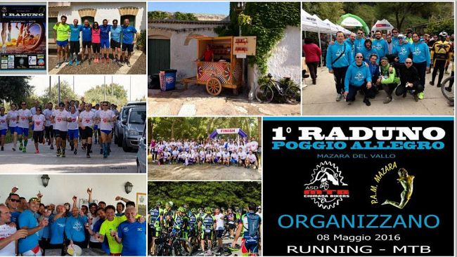 Mazara, 1° raduno in mountain bike/eco e walk trail Ciumara Bikers