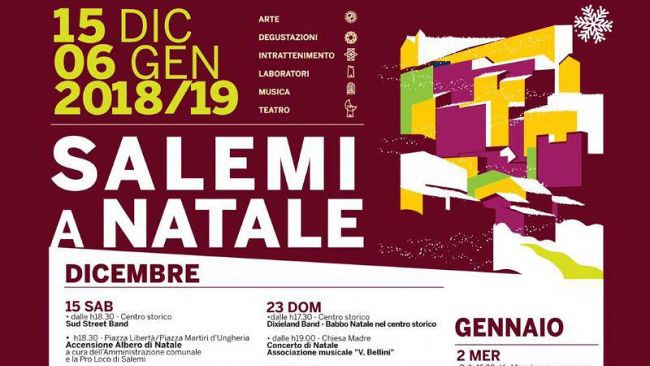 Salemi, tutte le iniziative natalizie