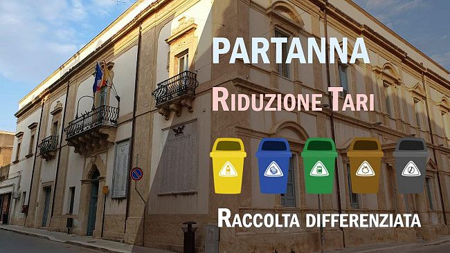 Partanna, differenziata: riduzione della Tari