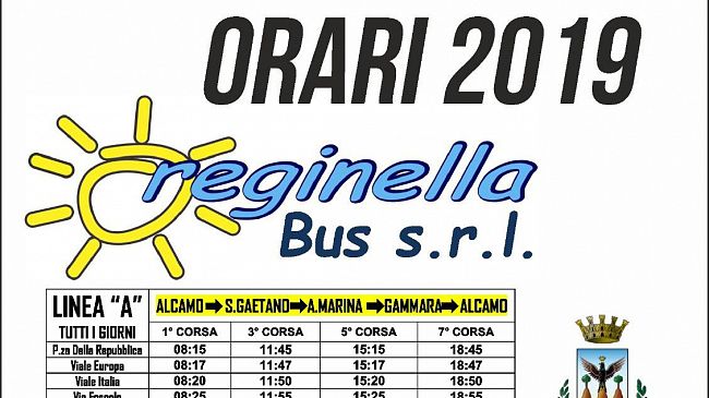 Alcamo: servizio bus navetta
