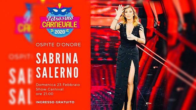 Carnevale di Petrosino: ospite Sabrina Salerno