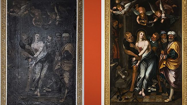 Cattedrale di Mazara, restaurata la tela raffigurante “Il martirio di Sant’Agata”