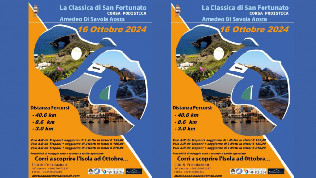 Pantelleria, il 16 ottobre la Classica di San Fortunato 