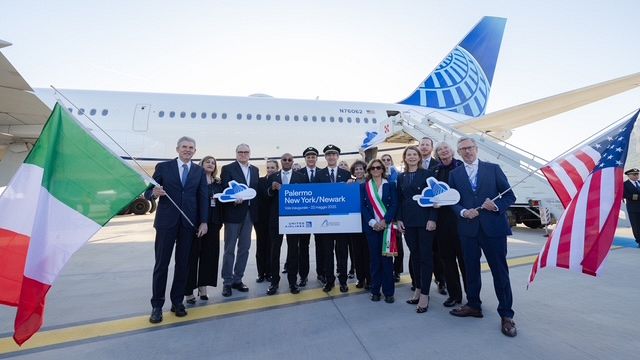 La Sicilia e gli States più vicini... Inaugurato il volo New York-Palermo della compagnia United Airlines