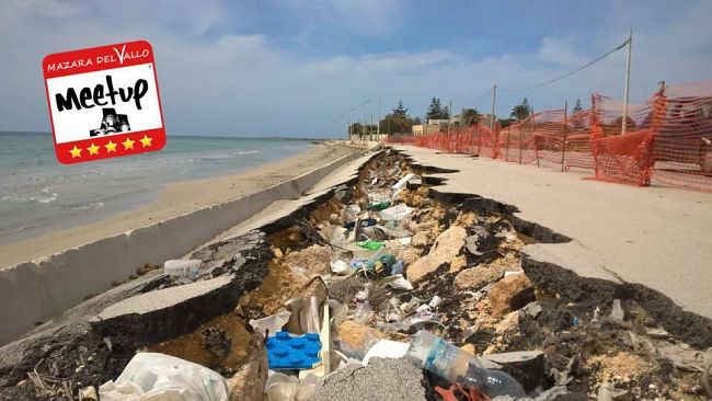 M5S Mazara: “Perchè non si è ancora intervenuti sul crollo di Tonnarella?”