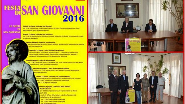 CASTELVETRANO – Presentato il programma degli eventi legati alla solennità di San Giovanni Battista, Patrono della città