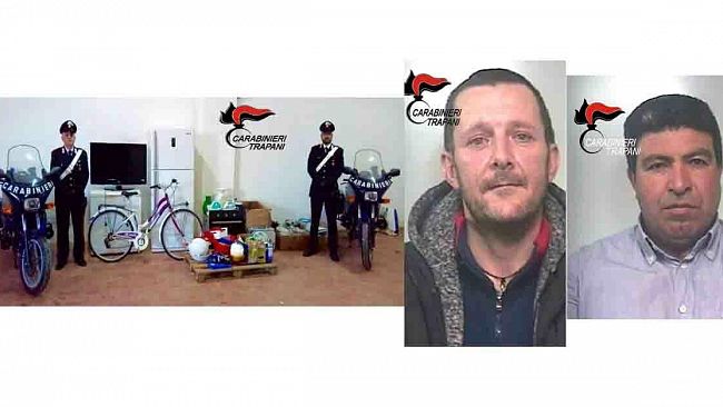 Mazara, servizi mirati dei Carabinieri sui reati predatori: 2 arresti