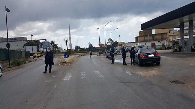 Mazara, Coronavirus, Circa 3400 i controlli effettuati e 21 le persone denunciate