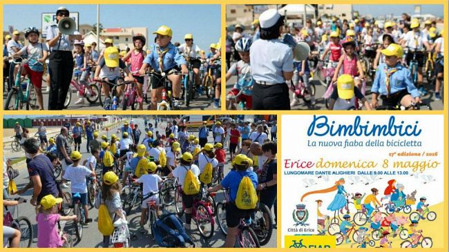 ERICE – Domenica 8 maggio 2016 BIMBIMBICI FIAB
