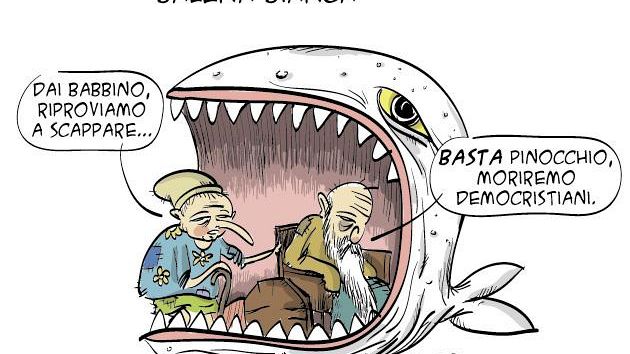 Per  il “Si” Renzi fa resuscitare in Sicilia la “grande balena bianca” (crocettiani, cuffariani , lombardiani, tutti insieme): promesse, vecchie lobby e nuovi “caporaletti” crescono.