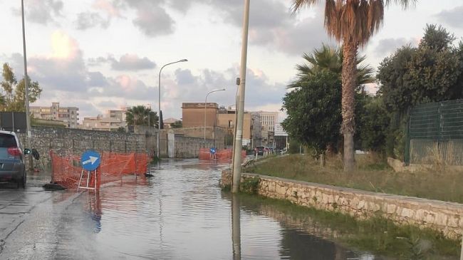 Trapani, melma in aumento in via Libica. Diventerà Bellissima: “Chiudere la strada”