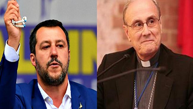 Botta e risposta fra il Vescovo Mogavero ed il Ministro Salvini