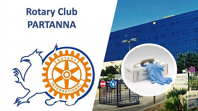 Partanna, il Rotary Club dona diecimila guanti all’ospedale di Castelvetrano