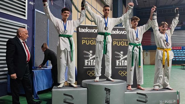 Mazara, Taekwondo Taegym Academy: ottimi risultati raggiunti degli atleti sui campi di gara del PalaFlorio di Bari