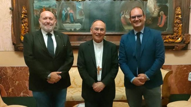CIFA Trapani, incontro con il  Vescovo Mons. Angelo Giurdanella