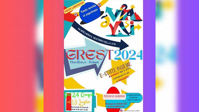 Grest 2024: un'estate di avventure e scoperte con l’oratorio Don Bosco di Salemi, presso le suore salesiane oblate