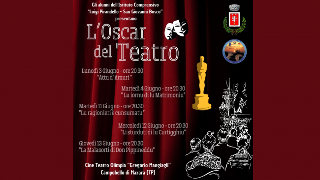 Campobello, dal 3 al 13 giugno in scena al cine-teatro Olimpia 