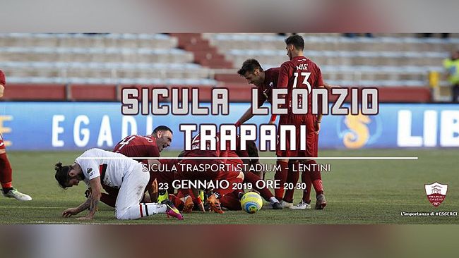 Tutto pronto per il derby Siciliano. Sicula Leonzio- Trapani, le ultime