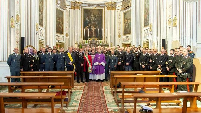 Precetto pasquale dei Carabinieri in servizio e in congedo con le altre Forze di Polizia