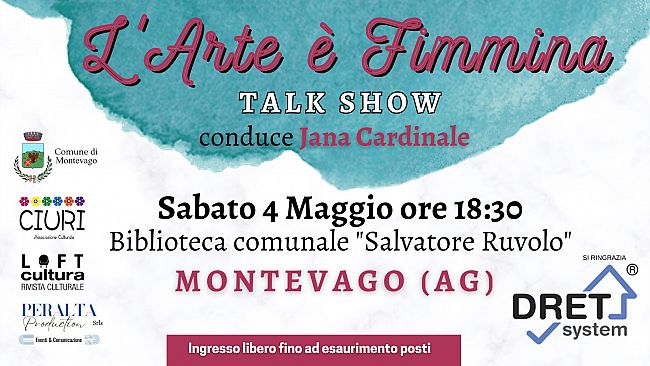 Sabato 4 maggio il talk show