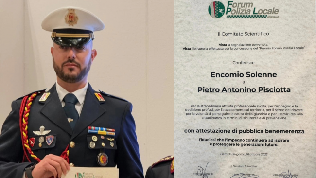 il-mazarese-pietro-pisciotta-agente-di-polizia-locale-a-trapani-riceve-encomio-per-benemerenza