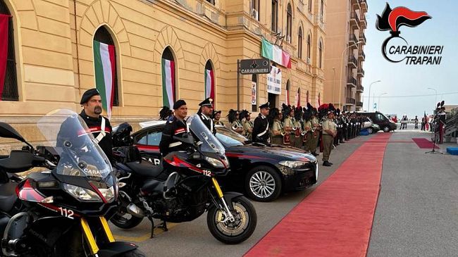 Festa dell’Arma, il bilancio annuale dell’attività in provincia di Trapani   