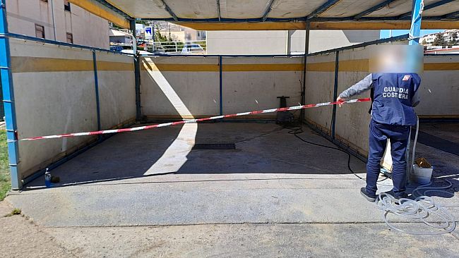 Capitaneria di Porto di  Mazara sequestra un autolavaggio a Salemi