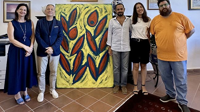 Mazara, donata al Comune un'opera dell'artista Danio Migliore