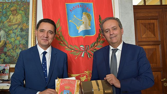 Marsala, il Console di Tunisia Mohamed Ali Mahjoub incontra il sindaco Grillo