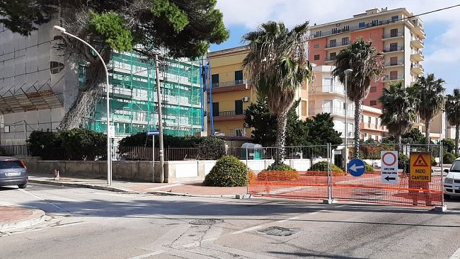 Avviati i lavori di riqualificazione sul lungomare vicino il monumento ai Mille