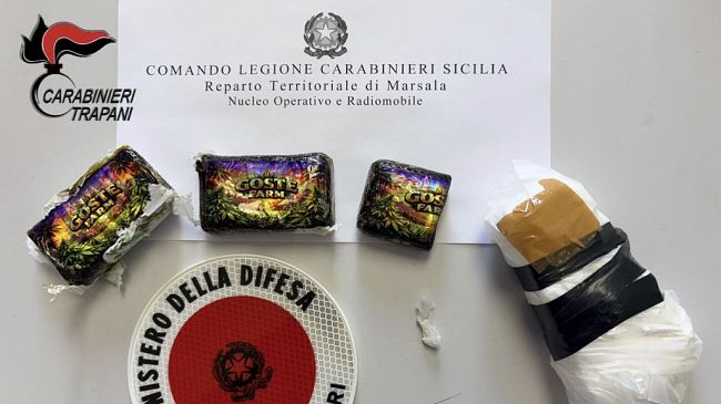 marsala-43enne-arrestato-dai-carabinieri-per-detenzione-di-cocaina-e-hashish