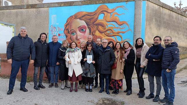 Inaugurato il murales del Rotary club