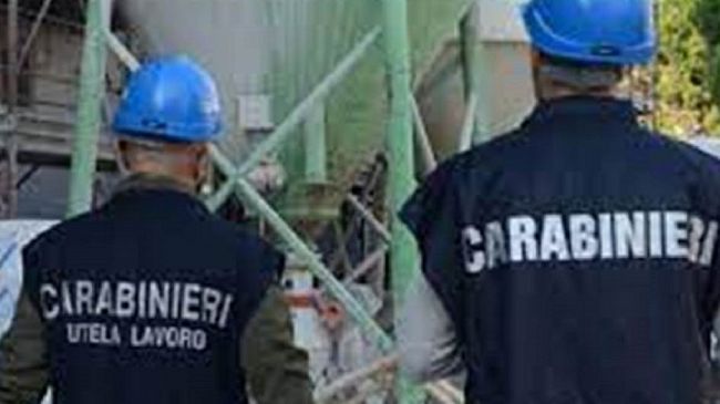 Trapani: controlli cantieri edili.  Denunce e sanzioni dei carabinieri