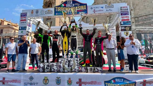 ​Partanna sul podio del 32° Rally del Tirreno Messina