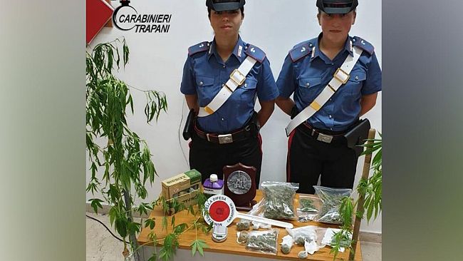 Mazara del Vallo: servizio antidroga dei carabinieri, un arresto e una denuncia