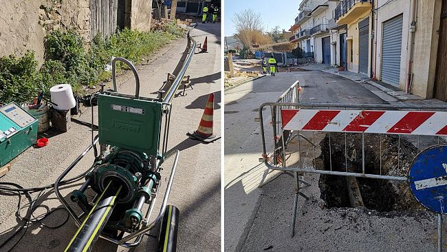 Alcamo: aggiornamento sulla frana della via Per Camporeale